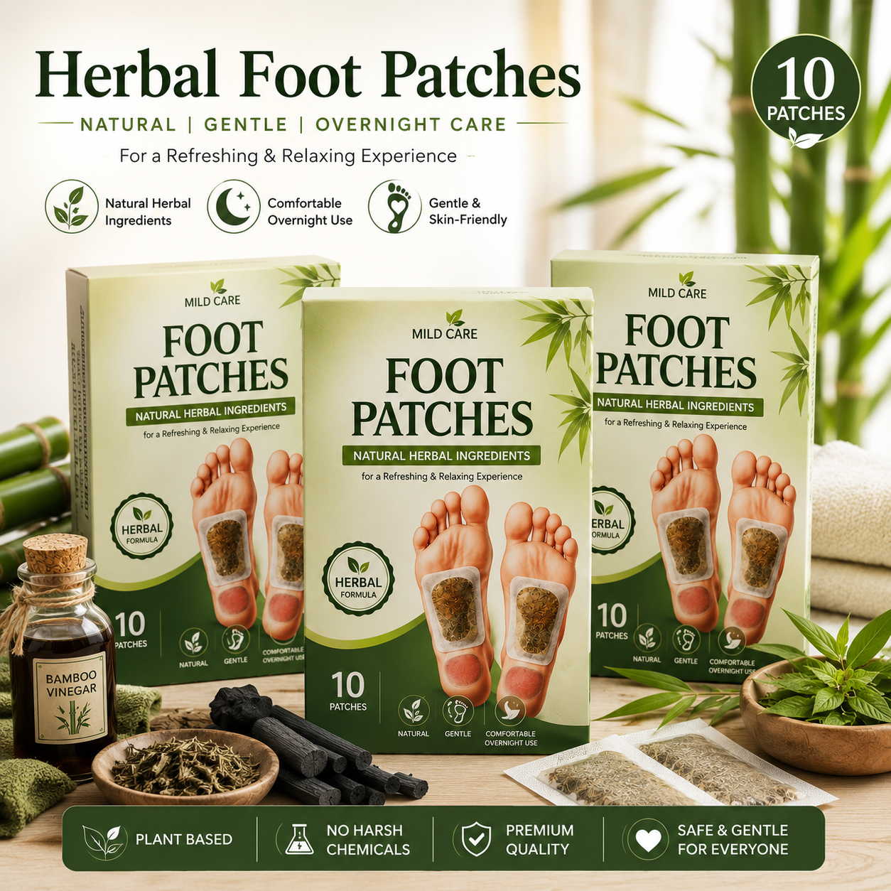 NightRenew™ Herbal Foot Patches